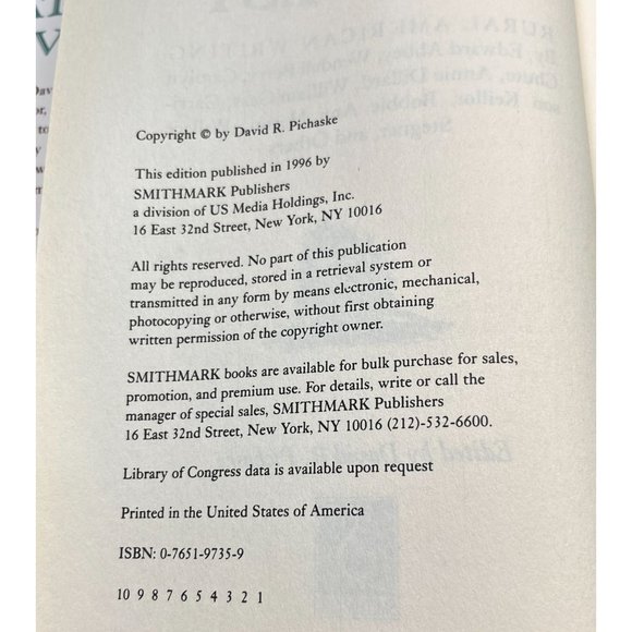 Late Harvest Rural American Writing Various Authors Edited by David R Pichaske - Picture 6 of 12